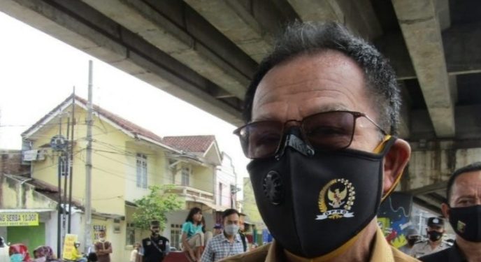 Ketua DPRD Provinsi Lampung Mingrum Gumay mengunjungi lokasi korban anak Yang Hanyut