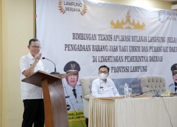 Gubernur Arinal Ajak UMKM Sukseskan Aplikasi Belanja Langsung/Bela Pengadaan agar Lebih Berperan dalam Era “Go Digital”