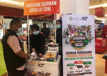 ACT Buka Booth Qurban di Transmart Lampung