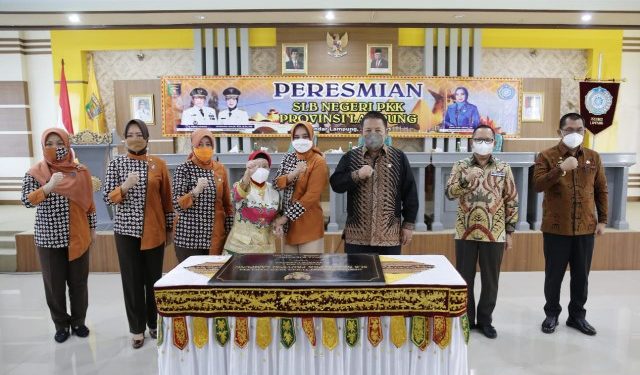 Gubernur Arinal Resmikan Sekolah Negeri SLB PKK Provinsi Lampung