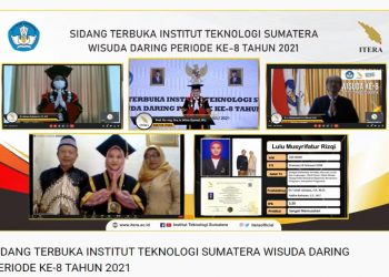 ITERA Wisuda 292 Lulusan Sarjana Secara Daring