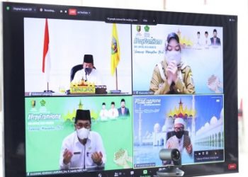 Gubernur Arinal dan Wagub Chusnunia Lakukan #PrayFromHome Lintas Agama agar Pandemi Covid-19 segera Berakhir