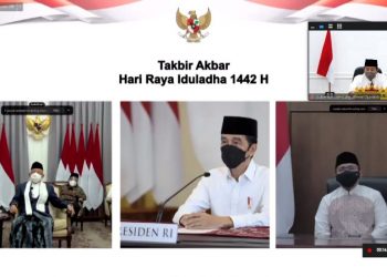 Gubernur Arinal Ikuti Acara Malam Takbir Akbar Sambut Idul Adha secara Virtual Bersama Presiden dan Wapres