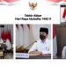 Gubernur Arinal Ikuti Acara Malam Takbir Akbar Sambut Idul Adha secara Virtual Bersama Presiden dan Wapres