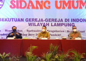 Gubernur Arinal Ajak Para Pengurus PGI Menjaga Kondisi Daerah yang Harmonis, Damai dan Tenteram