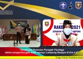 Buka Sidang Paripurna Kwarda Pramuka Lampung Tahun 2021, Chusnunia Chalim Ajak Kader Ciptakan Dewan Kerja yang Handal