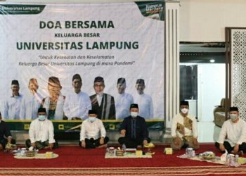 27 Pegawai Meninggal Selama Pandemi, Keluarga Besar Unila Gelar Doa Bersama