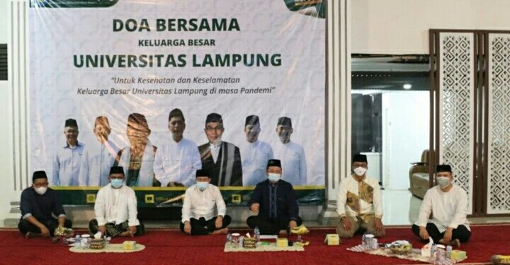 27 Pegawai Meninggal Selama Pandemi, Keluarga Besar Unila Gelar Doa Bersama