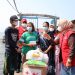 Ketua PMI Lampung Riana Sari Arinal Bagikan Bantuan Kepada Korban Bencana Ombak Pasang