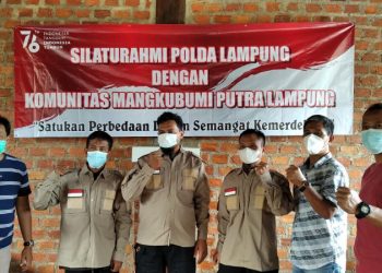 Polda Lampung Apresiasi Pembentukan Komunitas Mangkubumi Putra Lampung