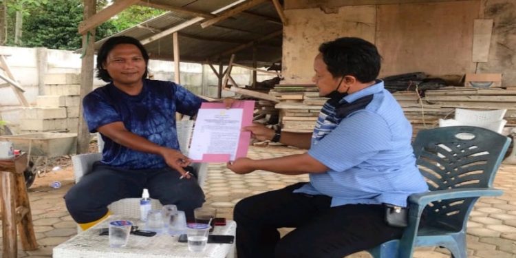 KNPI Bandarlampung Dukung Polda Lampung di Masa PPKM