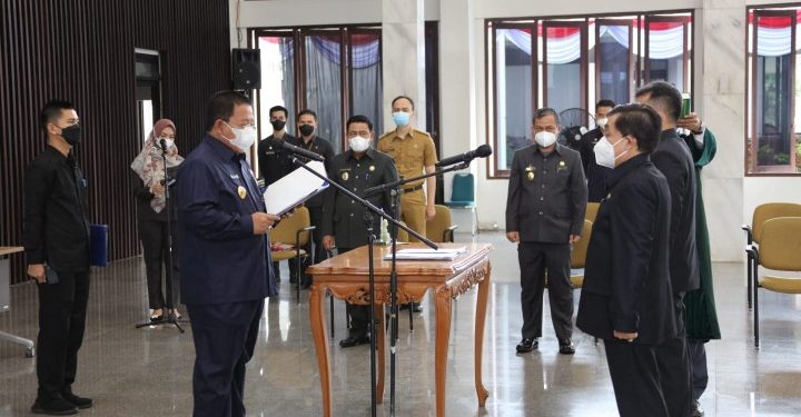 Gubernur Arinal Djunaidi Lantik Pejabat Tinggi Pratama dan Widyaiswara di Lingkungan Pemprov Lampung
