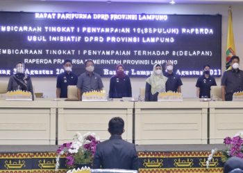 Wagub Chusnunia Sampaikan 8 Raperda Prakarsa dalam Rapat Paripurna DPRD Lampung