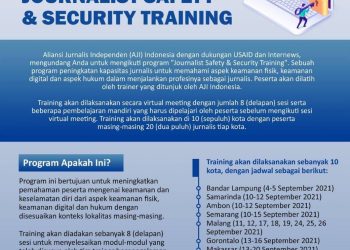 Angka Kekerasan Tinggi, AJI Latih Jurnalis Lampung Soal Keamanan dan Keselamatan Fisik-Digital