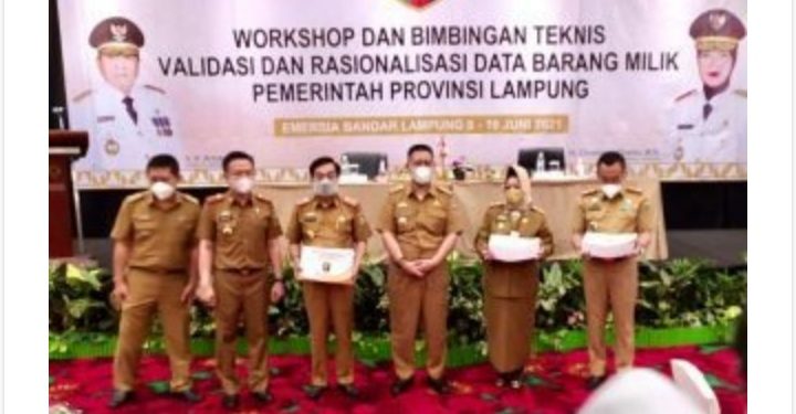 Pemprov Lampung Gelar Workshop dan Bimbingan Teknis Validasi dan Rasionalisasi Data