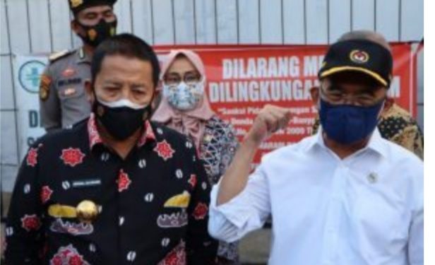 Menko PMK Muhadjir Effendy Meminta Gubernur Lampung Untuk Mencari Solusi Terkait Ketersediaan Oksigen