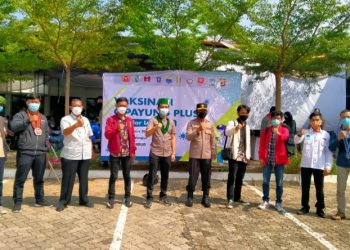 Sub Dit Sosbud Dit Intelkam Polda Lampung Bersama Cipayung Plus Gelar Vaksinasi Covid-19