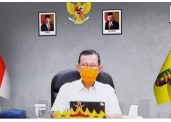 Pemprov Lampung ikuti Rakor Evaluasi PPKM Bersama Sejumlah Menteri
