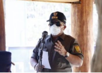 Bupati Tubaba Menyambut Kunker Gubernur Lampung di Uluan Nughik