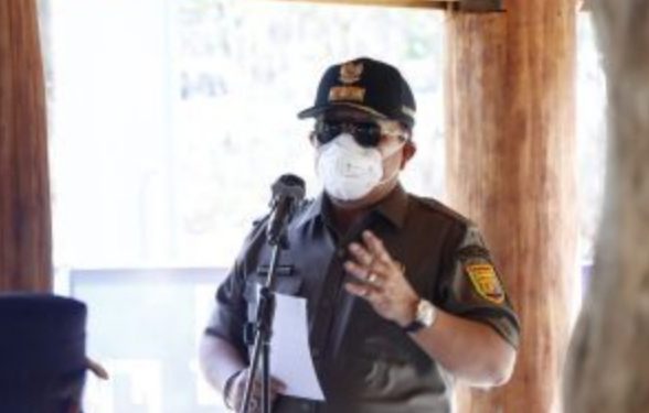 Bupati Tubaba Menyambut Kunker Gubernur Lampung di Uluan Nughik