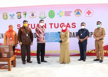 Pemkot Bandar Lampung Terima Bantuan 2000 Paket Sembako, APD, dan Rapid Test dari BI Lampung