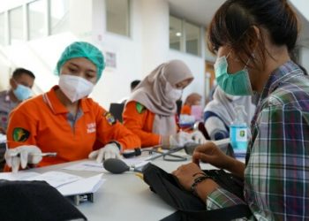 Dukung Perkuliahan Hybrid ITERA Mulai Vaksinasi Mahasiswa