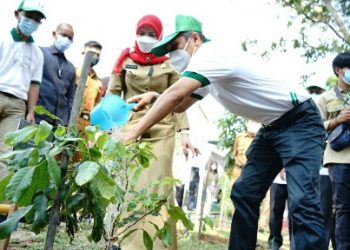 Unila Tanam 1.500 Bibit Pohon Dukung Greenmetric dan SDGs