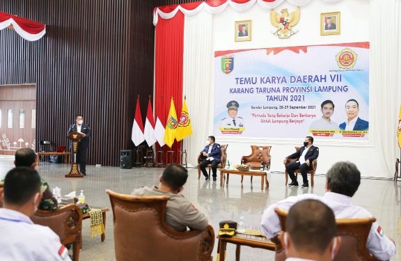 Gubernur Arinal Ajak Kader Karang Taruna Bangun Ekonomi Kerakyatan