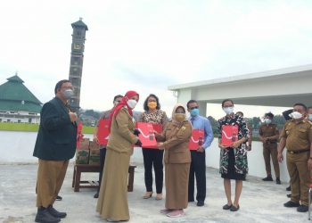 Terima Bantuan Minuman dari ACT dan Coca Cola, Pemkot Salurkan ke Ponpes dan Nakes