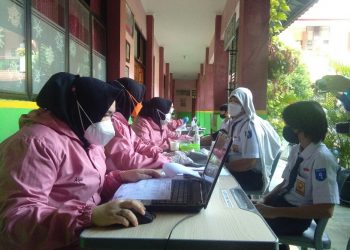 332 Pelajar SMP Ikut Vaksinasi Sinovac di Al Kautsar