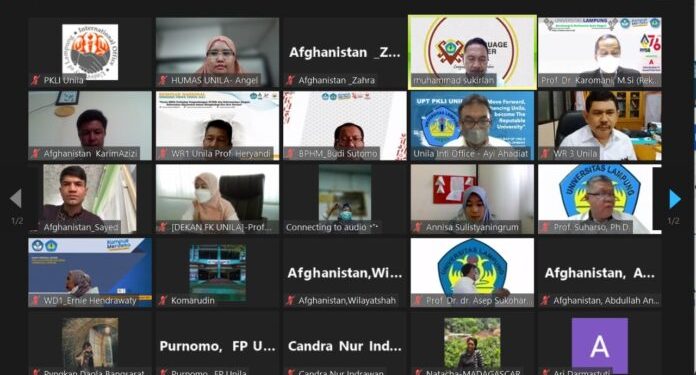 27 Mahasiswa Asing Unila Ikuti Orientasi Pengenalan Kehidupan Kampus