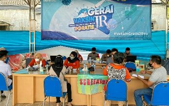 Jasa Raharja Lampung Gelar Vaksinasi Gratis Dukung Vaksinasi Nasional