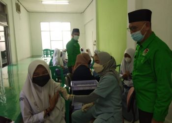 PPP Bandar Lampung Gelar Vaksinasi Bagi Ojol dan Simpatisan 