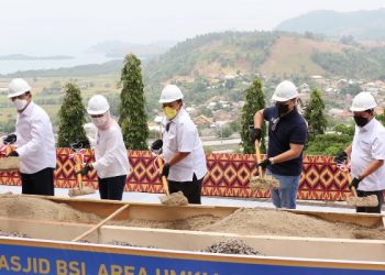 Gubernur Arinal bersama Wamen BUMN Lakukan Groundbreaking Pembangunan Kawasan Bakauheni Harbour City