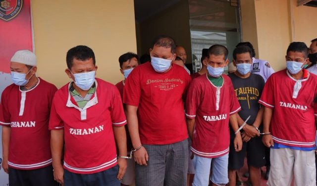 Operasi Pekat , Polda Lampung Jaring 101 Tersangka Kasus Perjudian