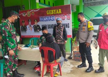 Kodim 0410/KBL Gelar Vaksinasi Di wilayah Teritorialnya