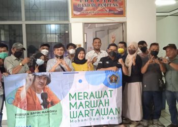 Calon Ketua PWI Lampung HBM Road Show Ke Forwako