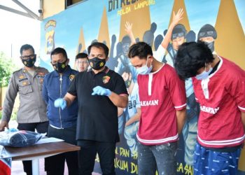 Tim Jatanras Polda Lampung Ringkus Penjambret HP Mahasiswi