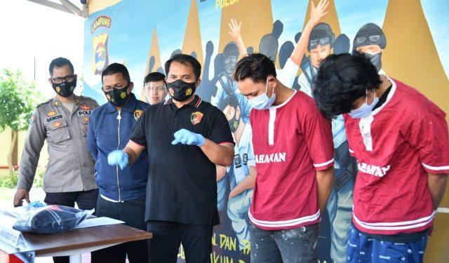 Tim Jatanras Polda Lampung Ringkus Penjambret HP Mahasiswi