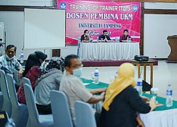 Training of Trainers Dosen Pembina Kemahasiswaan Unila