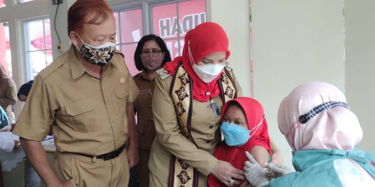 Bandar Lampung Gelar Vaksinasi Anak di SD di 20 Kecamatan
