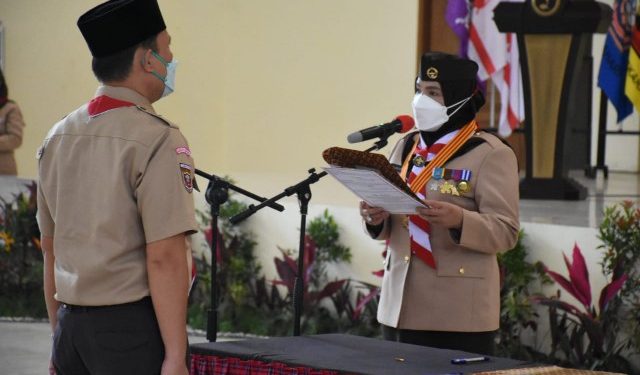 Eva Dwiana : Pramuka Harus Menjadi Garda Terdepan Membantu Korban Bencana