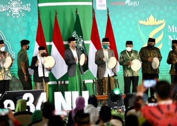 Buka Muktamar ke-34, Jokowi Ajak NU Bangun Ekonomi Umat