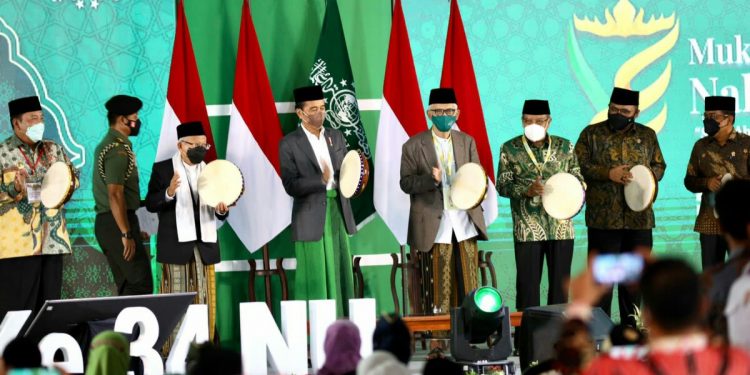 Buka Muktamar ke-34, Jokowi Ajak NU Bangun Ekonomi Umat