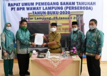 Pemkot Bandarlampung Terima PAD Rp9,1 Miliar Dari BPR Bank Waway