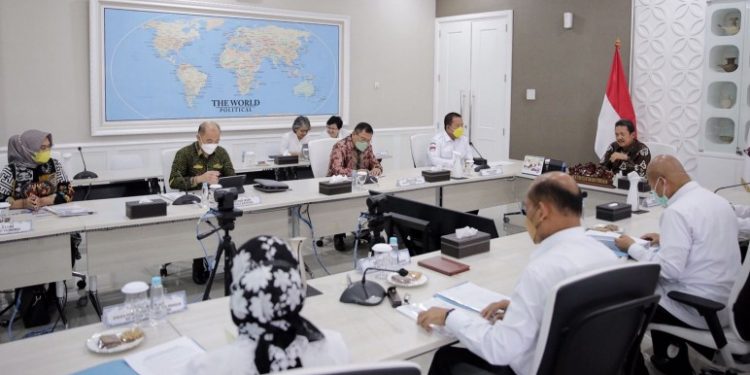 Gubernur Arinal Paparkan Potensi Kelautan dan Perikanan Lampung dihadapan Menteri KKP