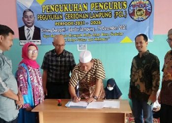 H Sutana Yusuf Pimpin Peguyuban Cerbonan Lampung Periode 2021-2026