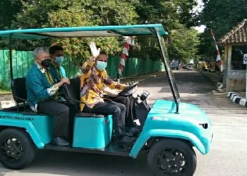 Unila Luncurkan Mobil Listrik dengan Bodi dari Serat Alam