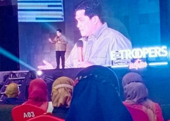 Erick Thohir Ajak E-Troopers Terus Semangat Menggelar Social Healing di Desa-Desa
