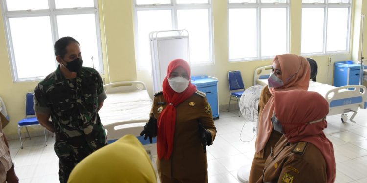 Antisipasi Lonjakan Omicron, Walikota dan Dandim Tinjau Kesiapan Rumah Sakit di Bandar Lampung